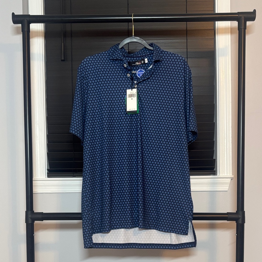 Ralph Lauren Navy Golf Polo Shirt-NWT